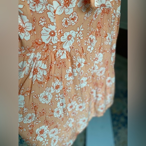 Jolie & Joy Mini Dress Floral Keyhole Spaghetti Strap Summer Vaca Resort Boho XL - Picture 8 of 10